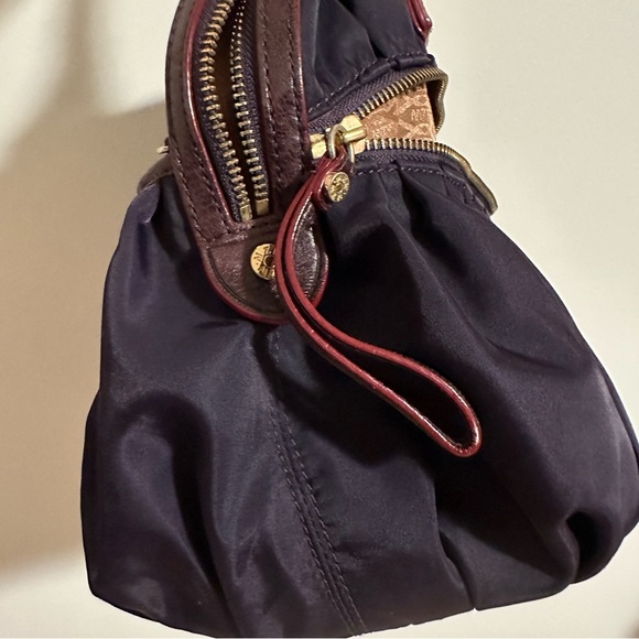 MZ Wallace Bedford Bea rare ombré logo nylon bag in Purple eggplant pleated hobo - Picture 13 of 16